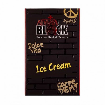 Табак ADALYA BLACK Ice Cream 50 грамм (мороженое)