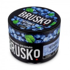 Бестабачная смесь Brusko Strong Line 50 грамм (черника с мятой)