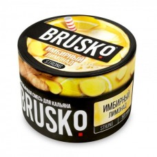 Бестабачная смесь Brusko Strong Line 50 грамм (имбирный лимонад)