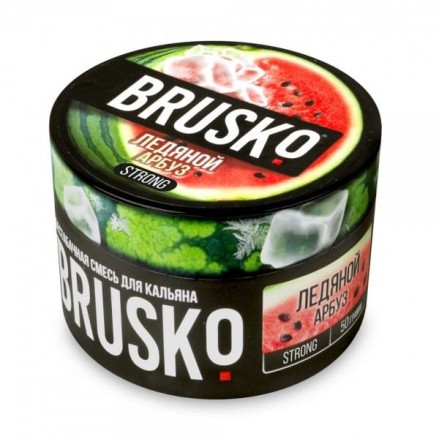 Бестабачная смесь Brusko Strong Line 50 грамм (ледяной арбуз)