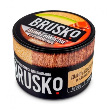 Бестабачная смесь Brusko Medium Line 50 грамм (дыня с кокосом и карамелью)