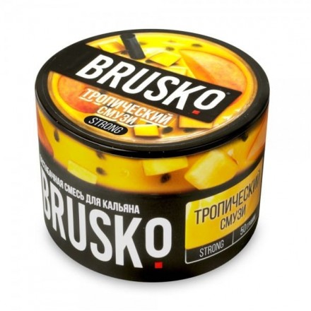 Бестабачная смесь Brusko Strong Line 50 грамм (тропический смузи)