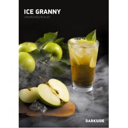 Табак Dark Side Soft Ice Granny 100 грамм (зеленое ледяное яблоко)