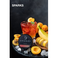 Табак DRUGOY Sparks 100 грамм (гуарана банан абрикос)