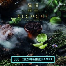 Табак Element Water Thyme - Bergamot 100 грамм (чебрец с бергамотом)