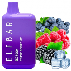 Одноразка Elf Bar Triple Berry Ice BC 5000 затяжек (тройная ягода лед)