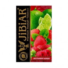 Табак Jibiar Lime Strawberry Raspberry 50 грамм (клубника лайм малина)