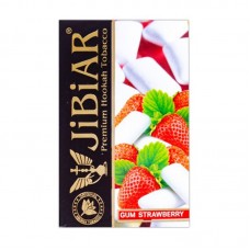 Табак Jibiar Gum Strawberry 50 грамм (жвачка клубника)