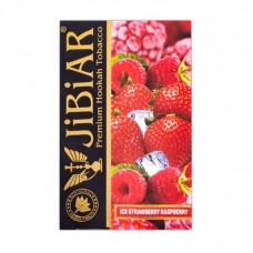 Табак Jibiar Ice Strawberry Raspberry 50 грамм (клубника малина лёд)