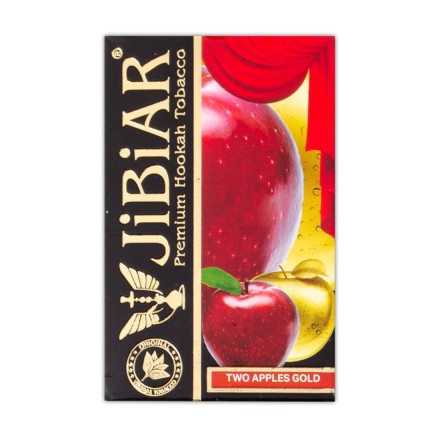 Табак Jibiar Two Apples Gold 50 грамм (двойное яблоко...)