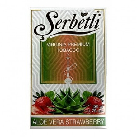 Табак Serbetli Strawberry Aloe Vera 50 грамм (клубника и алоэ)