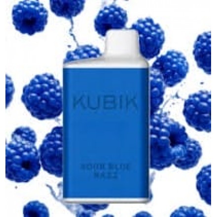 Одноразка Kubik Max Sour Blue Razz 6000 затяжек (кислая голубая малина)