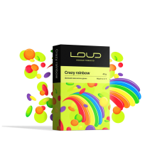 Табак Loud Crazy Rainbow 40 грам (кисле драже)