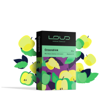 Табак Loud Greendrink 40 грам (мікс яблука, базиліку, м’яти і матчі)