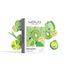Табак Loud Green Punch 50 грам (мiкс зелених фруктiв)