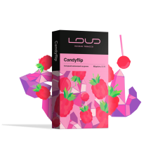 Табак Loud Candyflip 100 грамм (мятные малиновые леденцы)