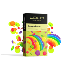 Табак Loud Crazy Rainbow 100 грам (кисле драже)