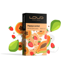 Табак Loud Papaya Sorbet 100 грамм (папайовий сорбет)