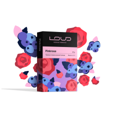 Табак Loud Pinkrose 40 грам (чорниця зі смаком рожевої троянди)