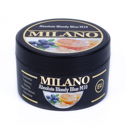 Табак Milano Absolute Bloody Blue M10 100 грамм (лимон черника лед)