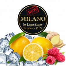 Табак Milano Ice Lemon Ginger Raspberry M122 50 грамм (лёд лимон имбирь малина)