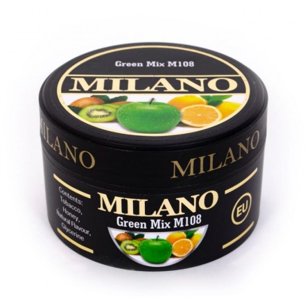 Табак Milano Green Mix M108 50 грамм (киви яблоко лимон)