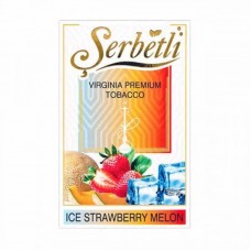 Табак Serbetli Ice Melon Strawberry 50 грамм (ледяная клубника с дыней)