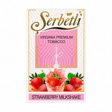 Табак Serbetli Strawberry Milk Shake 50 грамм (клубничный милкшейк)