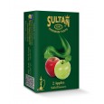 Табак Sultan 2 Apples 50 грамм (красное с зеленым яблоком)