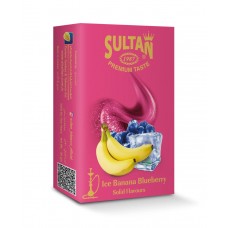 Табак Sultan Ice Banana Blueberry 50 грамм (ледяной банан черника)