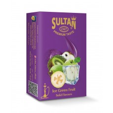 Табак Sultan Ice Green Fruit 50 грамм (гуава яблоко киви фейхоа лёд)