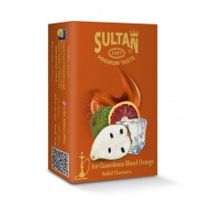 Табак Sultan Ice Guanabana Blood Orange 50 грамм (цедра апельсина дыня грейпфрут лёд)