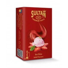 Табак Sultan Ice Kiss 50 грамм (клубничное мороженное с мятой)