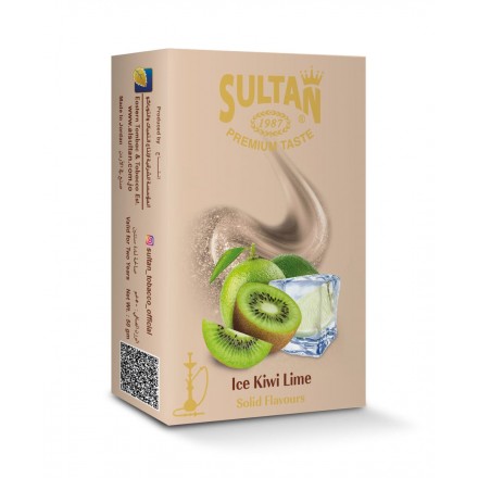 Табак Sultan Ice Kiwi Lime 50 грамм (ледяной киви лайм)