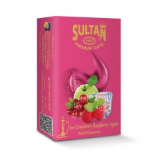 Табак Sultan Ice Cranberry Raspberry Apple 50 грамм (ледяная клюква малина яблоко)