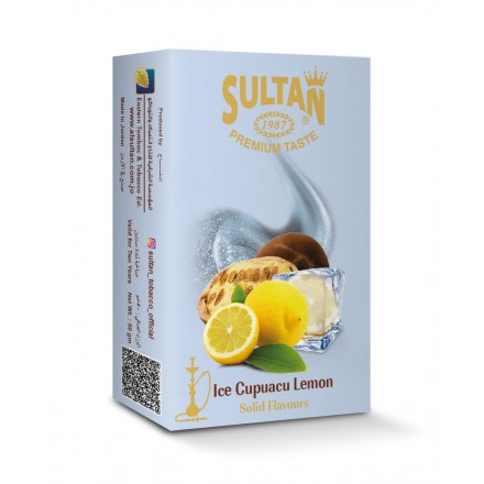 Табак Sultan Ice Cupuacu Lemon 50 грамм (дыня лимон лёд)
