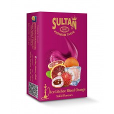 Табак Sultan Ice Litchee Blood Orange 50 грамм (ледяной личи с сицилийским апельсином)