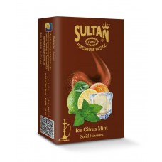 Табак Sultan Ice Citrus Mint 50 грамм (ледяной цитрус мята)