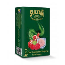 Табак Sultan Ice Pomegranate Raspberry 50 грамм (ледяной гранат малина)