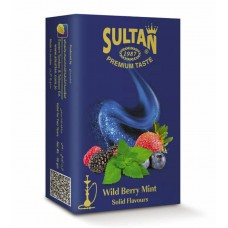 Табак Sultan Wild Berry Mint 50 грамм (лесная ягода мята)