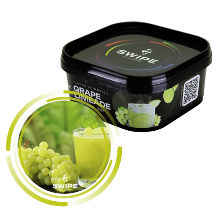 Безникотиновая смесь Swipe Grape Limeade 250 грам (чорний виноград лайм)