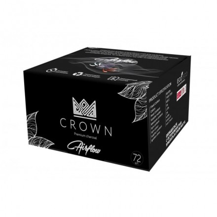 Уголь кокосовый Crown (72 кубика 25*25)