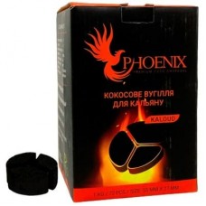 Уголь кокосовый Phoenix 1 кг (72 шт) под Калауд