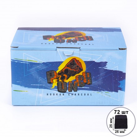 Уголь кокосовый Crown Punch (72 кубика 25*25)