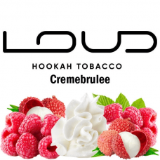 Табак Loud Cremebrulee 100 грам (малина лічі)