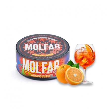Табак Molfar Chill Line Аперо Літо 100 грам ((апероль просеко апельсин)