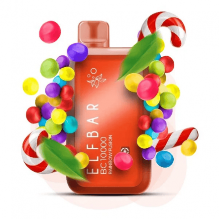 Одноразка Elf Bar Rainbow Fusion Skittles BC 10000 затяжек (скитлз)